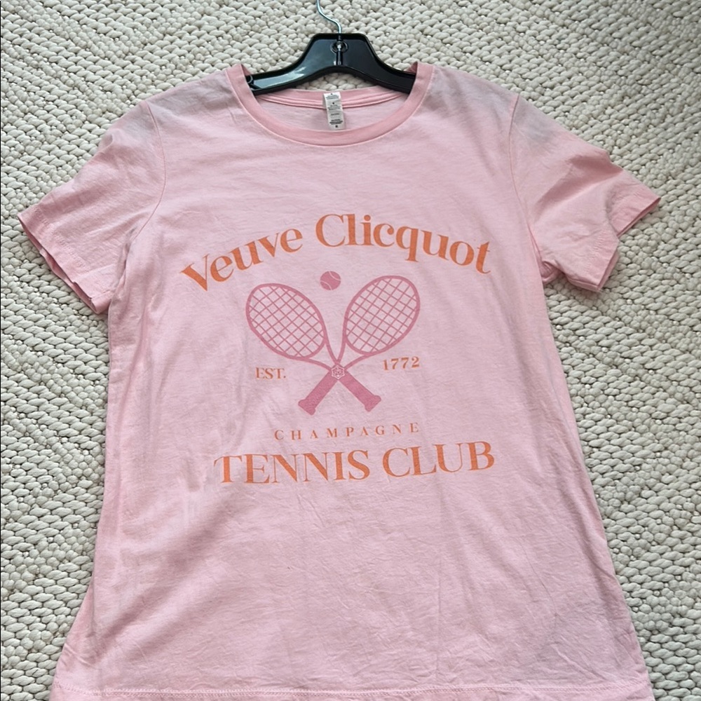 Veuve Clicquot Pink Tennis Club T-Shirt